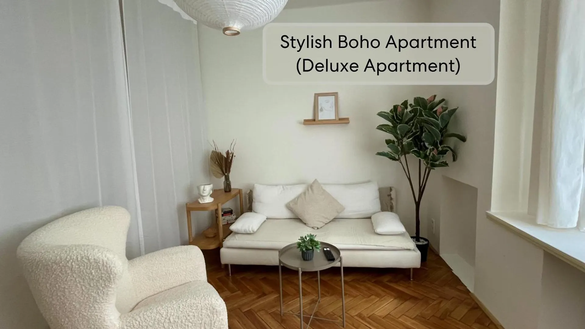 Urban Retreat I Modern Boho Apartments In Lovely Letna District - 10 Minutes From Old Town Prague